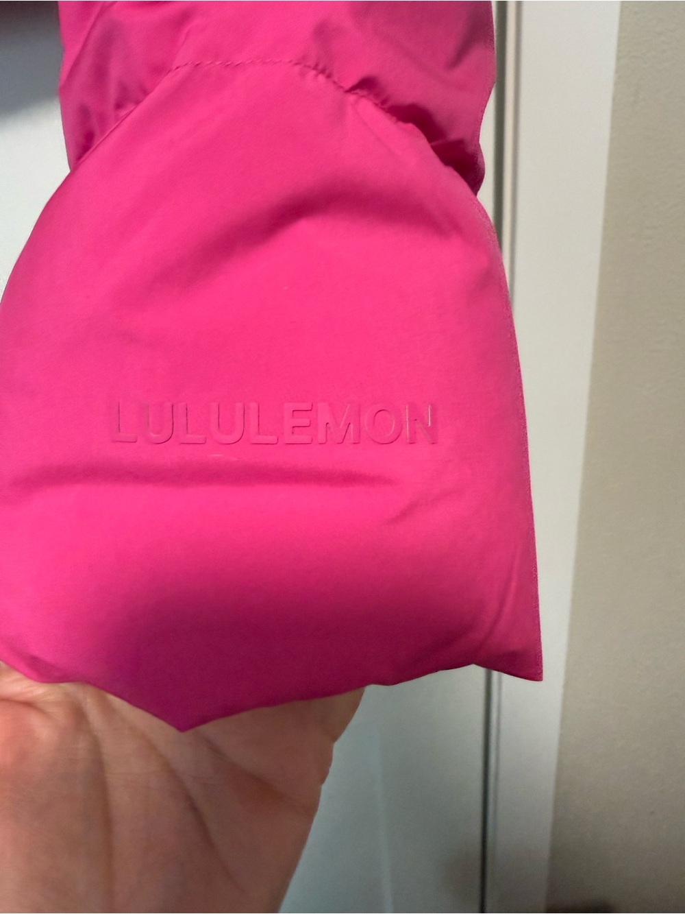 Lululemon Wunder Puff Super-Cropped Jacket Sonic Pink Size 14 - Picture 6 of 10